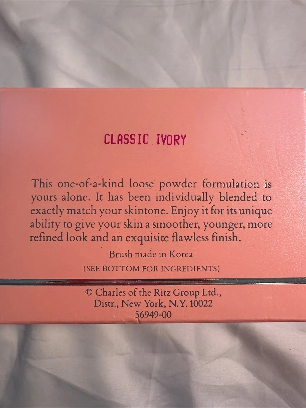 Charles of the Ritz Custom Blended Powder – Classic Ivory – 1.5 oz – New Sealed